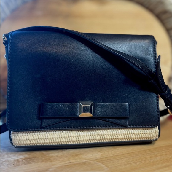 Kate Spade New York Holly Street Straw Rubie Crossbody Bag - Picture 1 of 12